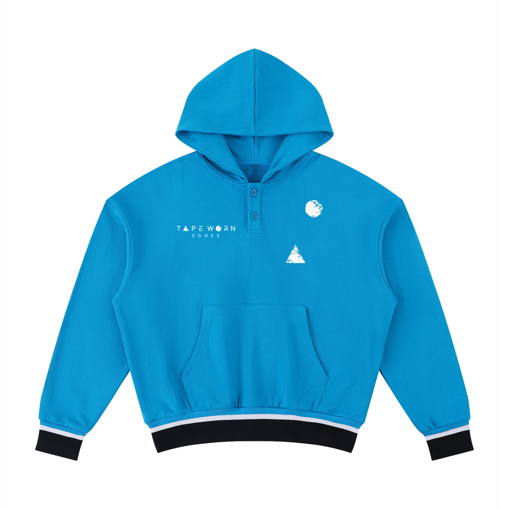 ICB Oversized Hoodie — Blue Frame Drift
