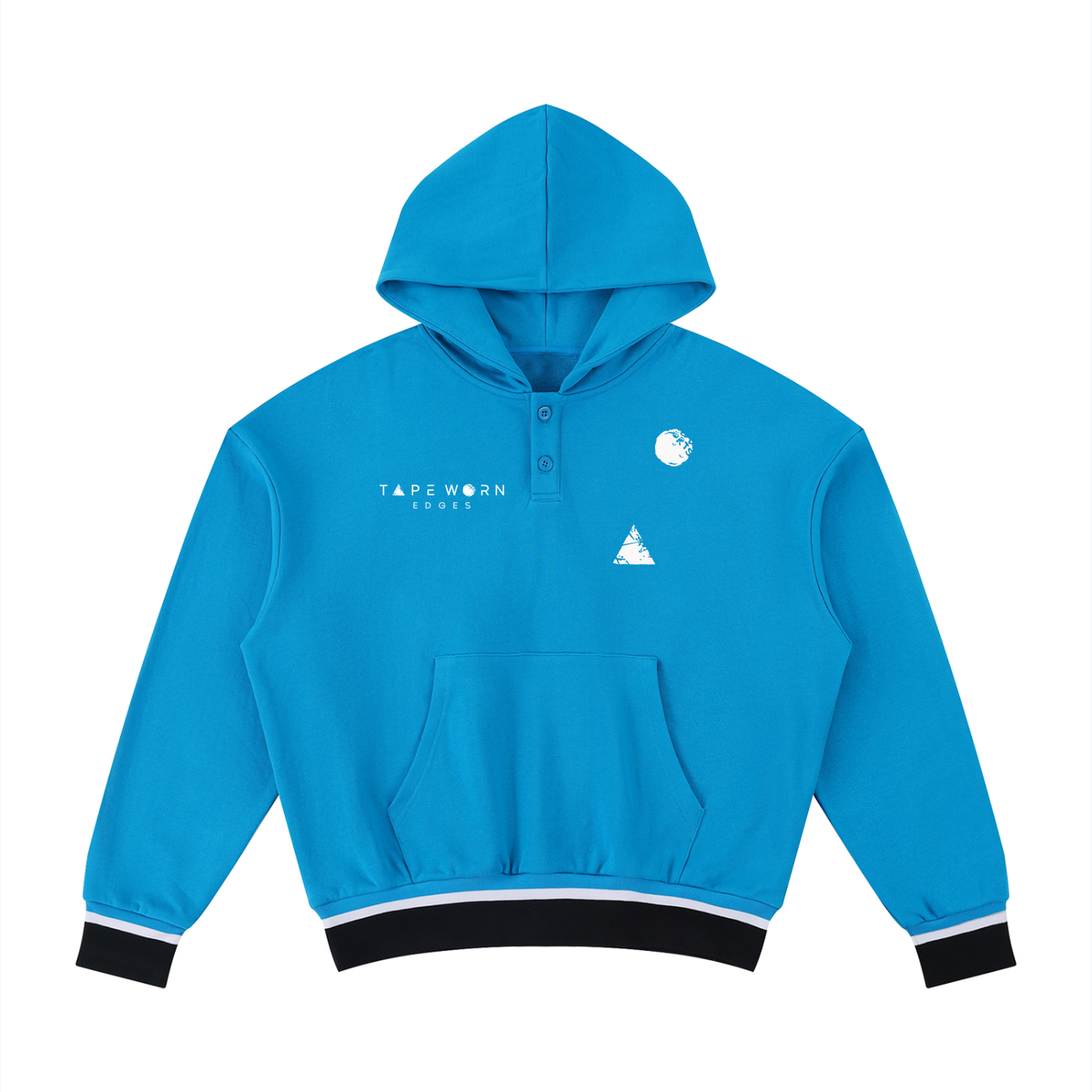 ICB Oversized Hoodie — Blue Frame Drift