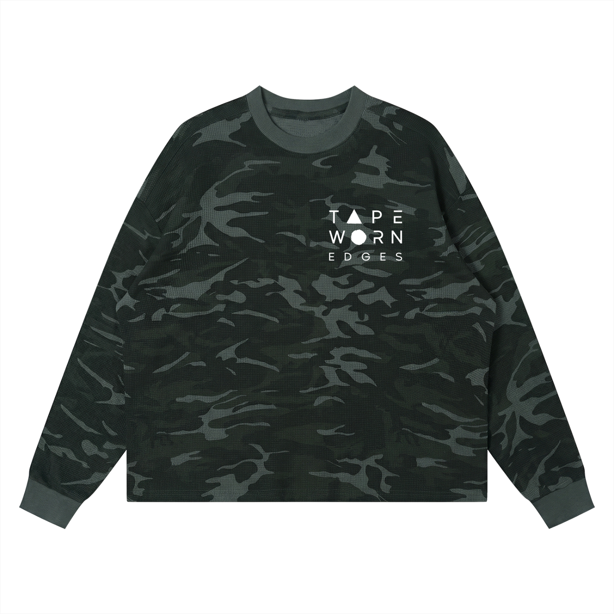 MBJ Long Sleeve — Memory Grid Waffle Tee
