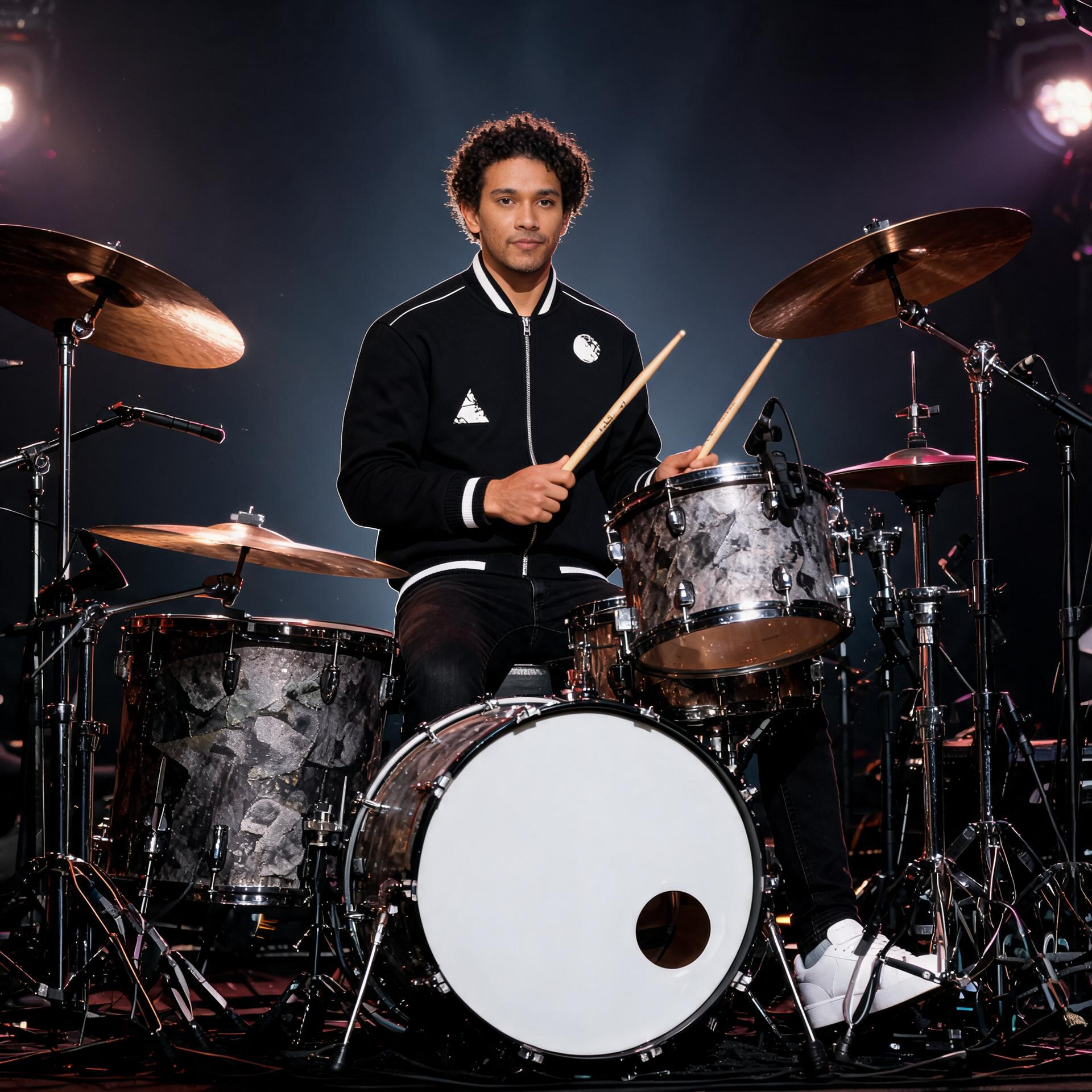 Youth In Reverb Bomber - Contrast Signal Jacket