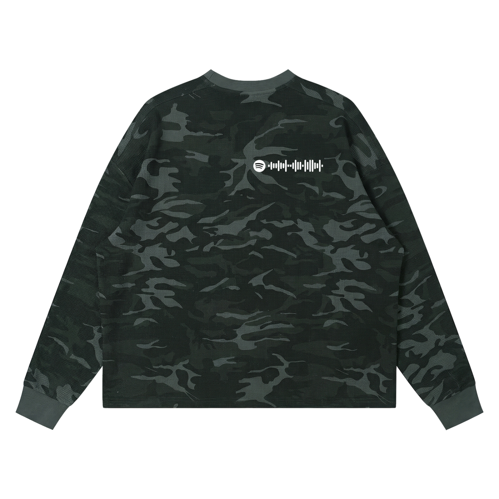 MBJ Long Sleeve — Memory Grid Waffle Tee