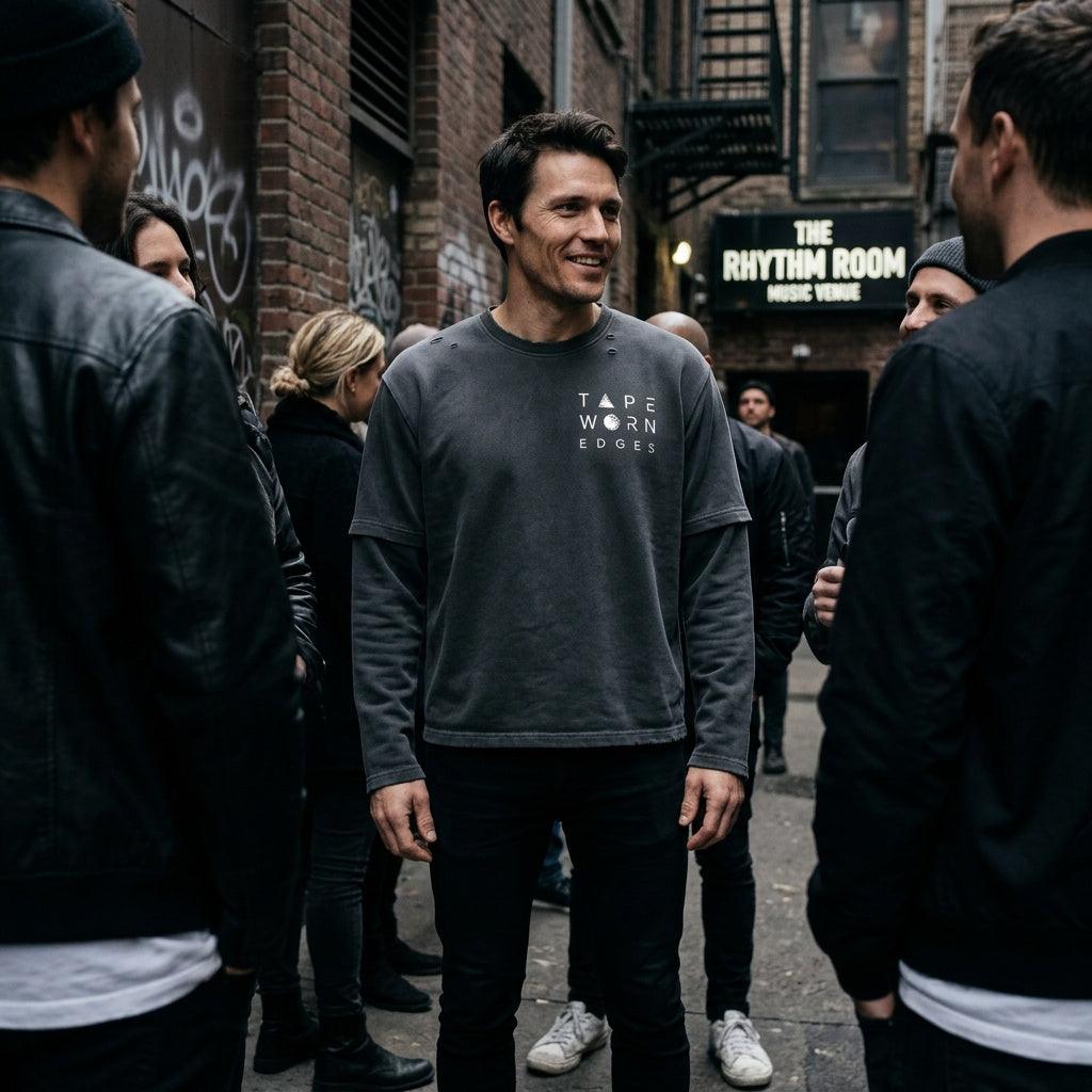 Youth In Reverb Long Sleeve — Vintage Wash Echo Layer